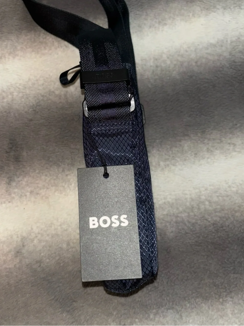 HUGO BOSS Pixel Black Ripstop Crossbody Bag NWT 50549910